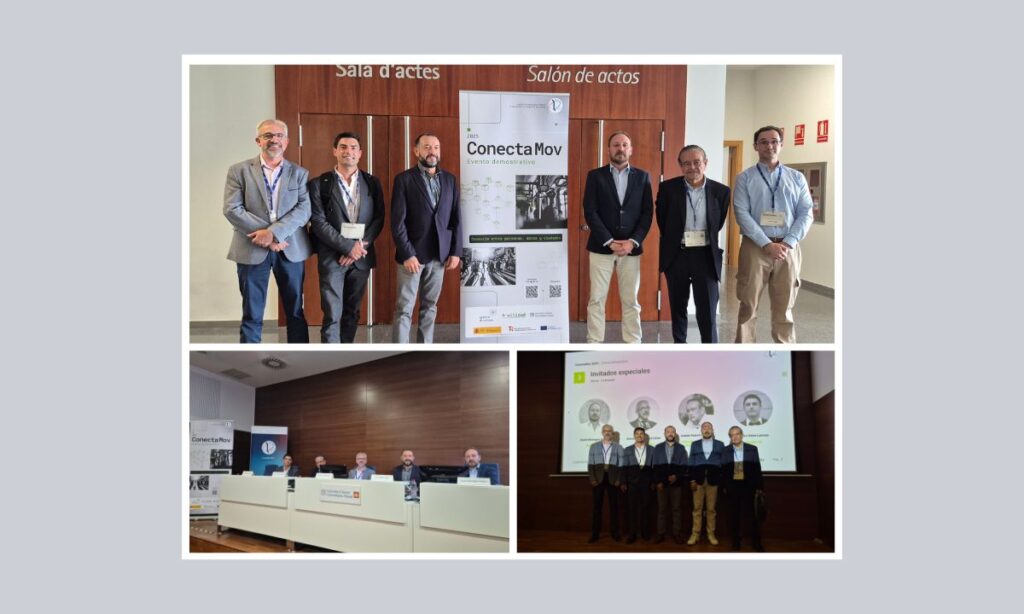 Panel de discusión sobre el impacto de la conectividad digital en la economía y la movilidad sostenible, con la participación de instituciones públicas y privadas